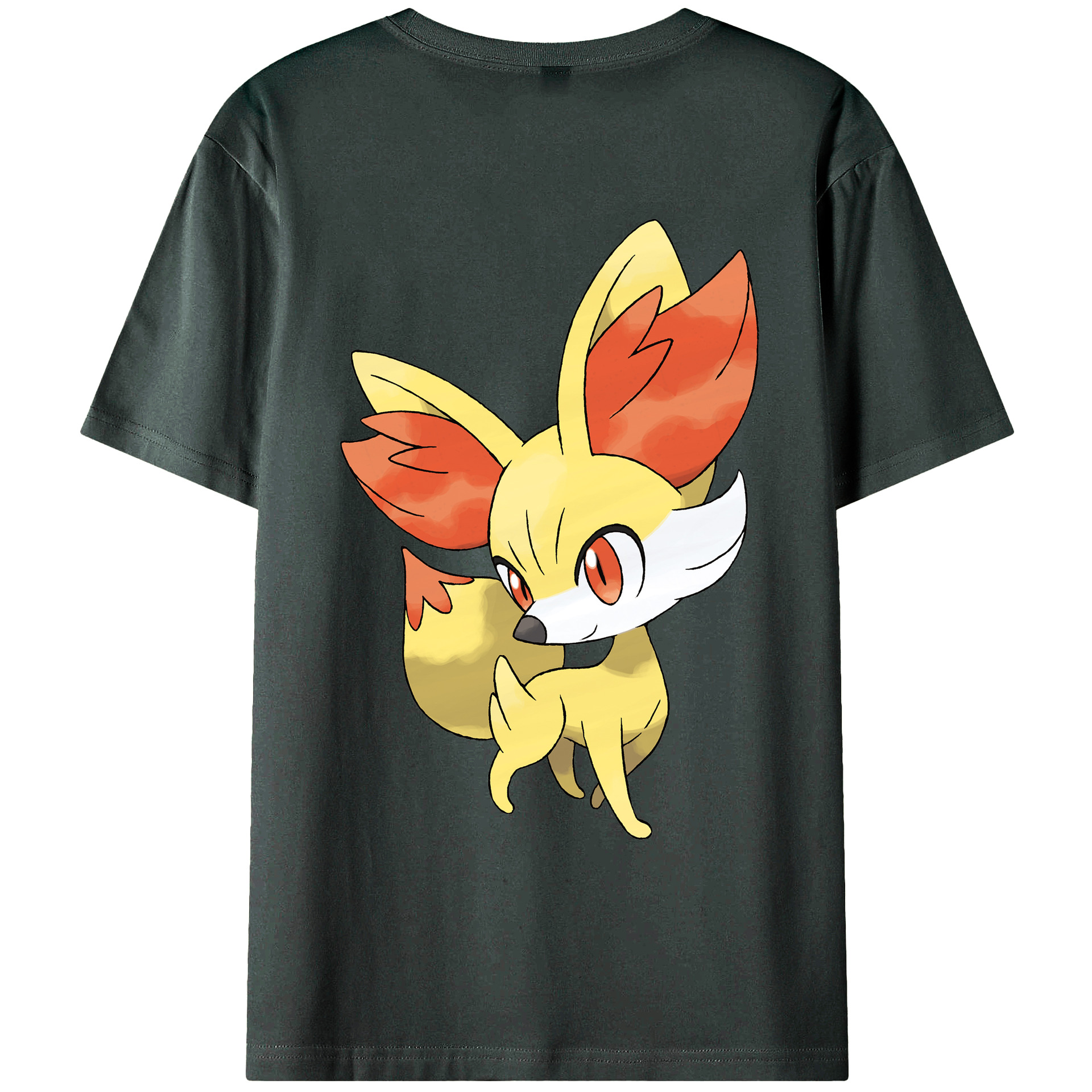 （画像用） ポケットモンスター Pokémon 綿100％ メンズ半袖Tシャツ（バックプリント） 通気性